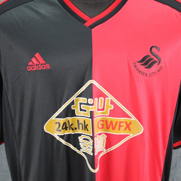 Swansea City AFC Jersey - 2014 Away Jersey 6 Ashley Williams - Men's 3XL - Picture 2 of 10